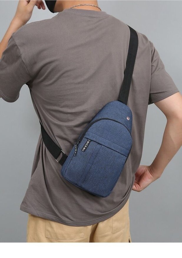 Back view of sport waist bag for promotional gifts