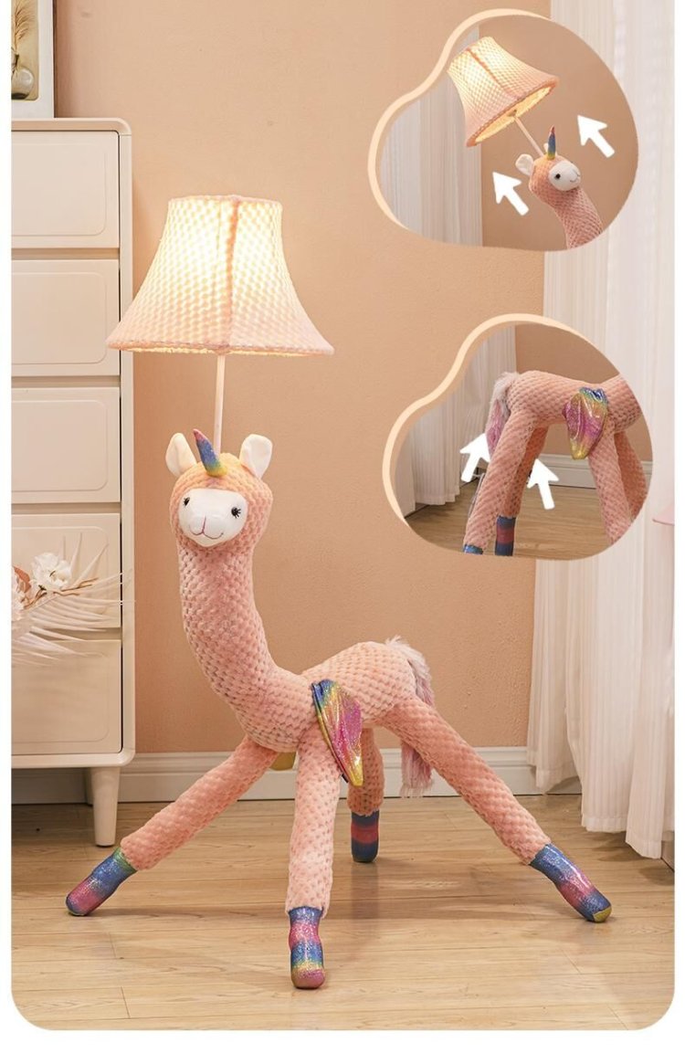 Kids floor lamp for creative play area