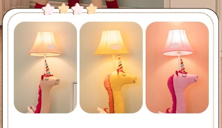 Colorful children's floor lamp for playroom