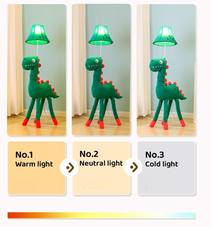 Colorful children's floor lamp for playroom