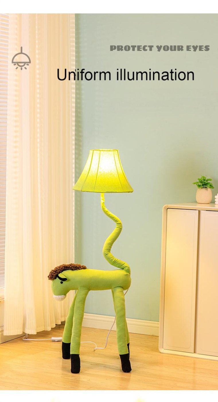 Cute children's floor lamp for bedroom decor
