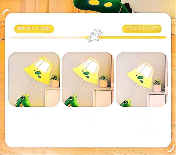 Colorful floor lamp for children's room