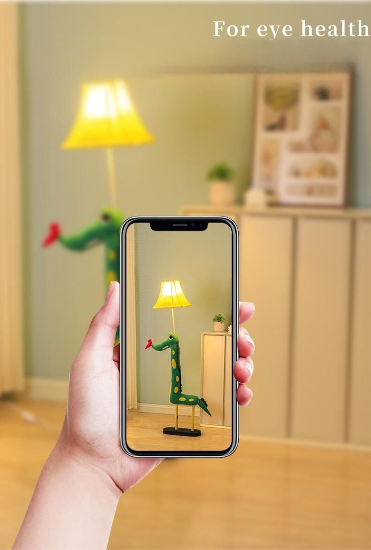 Adjustable floor lamp for kids' bedroom