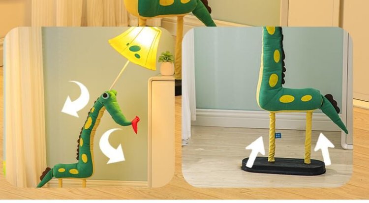Cute floor lamp with cartoon design for children