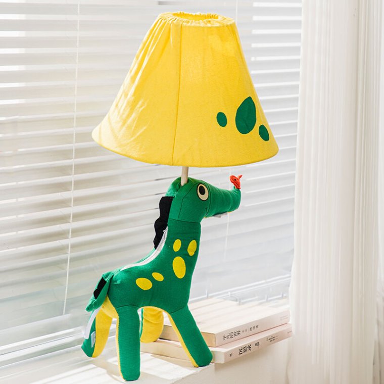 Children's floor lamp with soft lighting