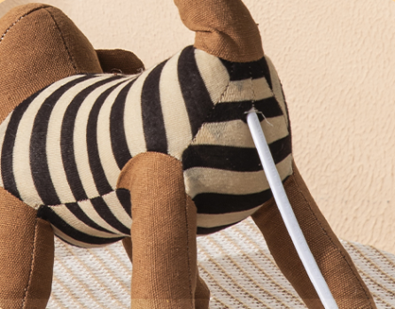 Playful children's table lamp with bright colors