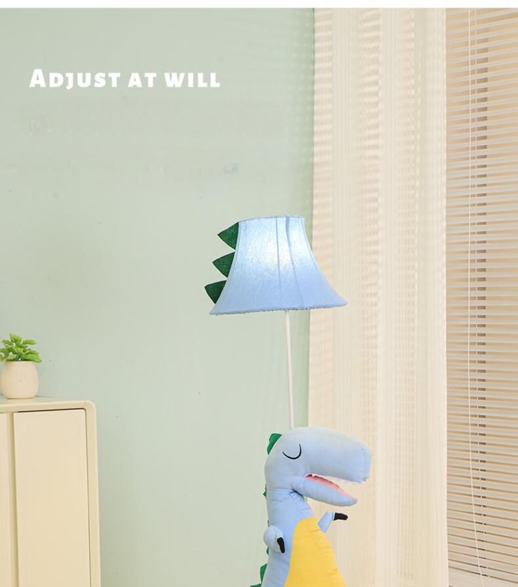 Cartoon kids room lamp illustration