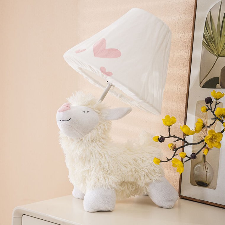 Funny children's table lamp shaped like a toy