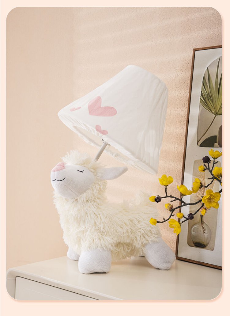Eco-friendly children's table lamp with warm light