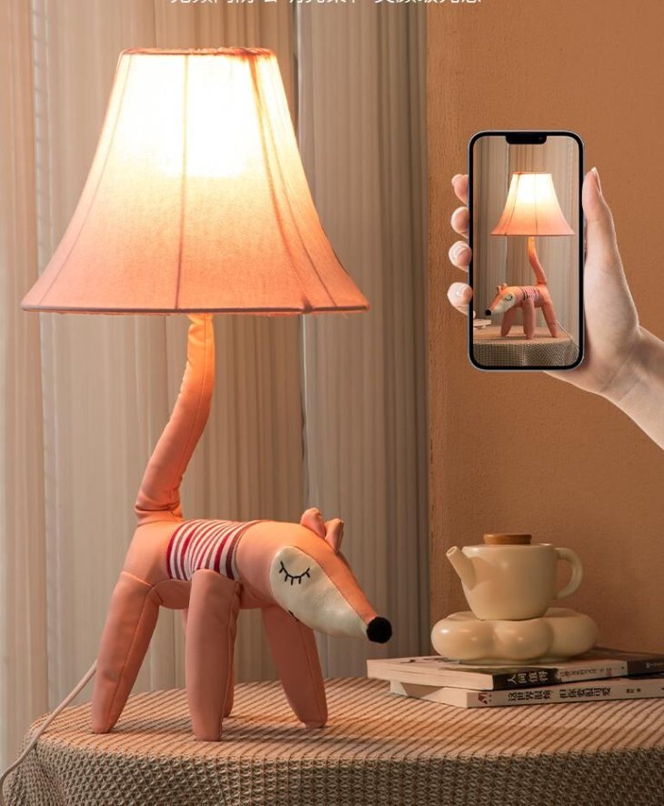 Stylish children's room lamp for modern interior