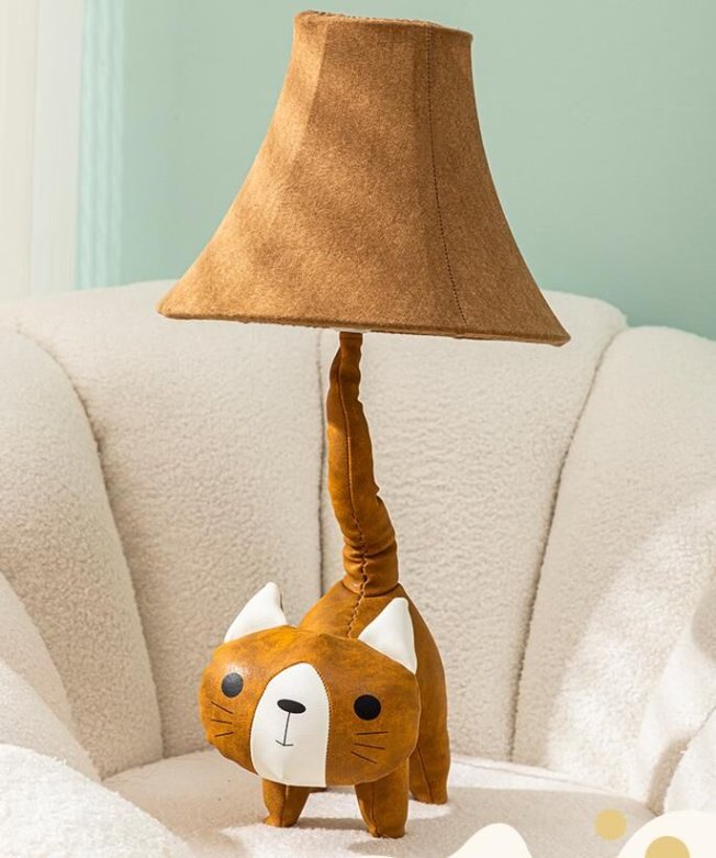 Creative cat lamp design for kids