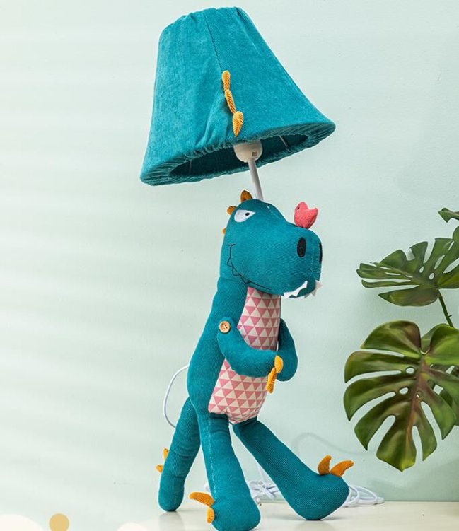 Children's table lamp with soft lighting