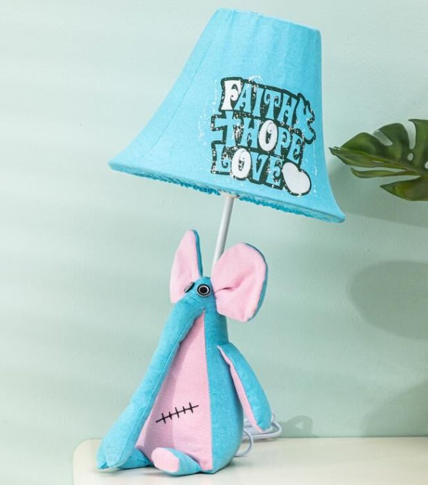 Functional children's room lamp for reading and play