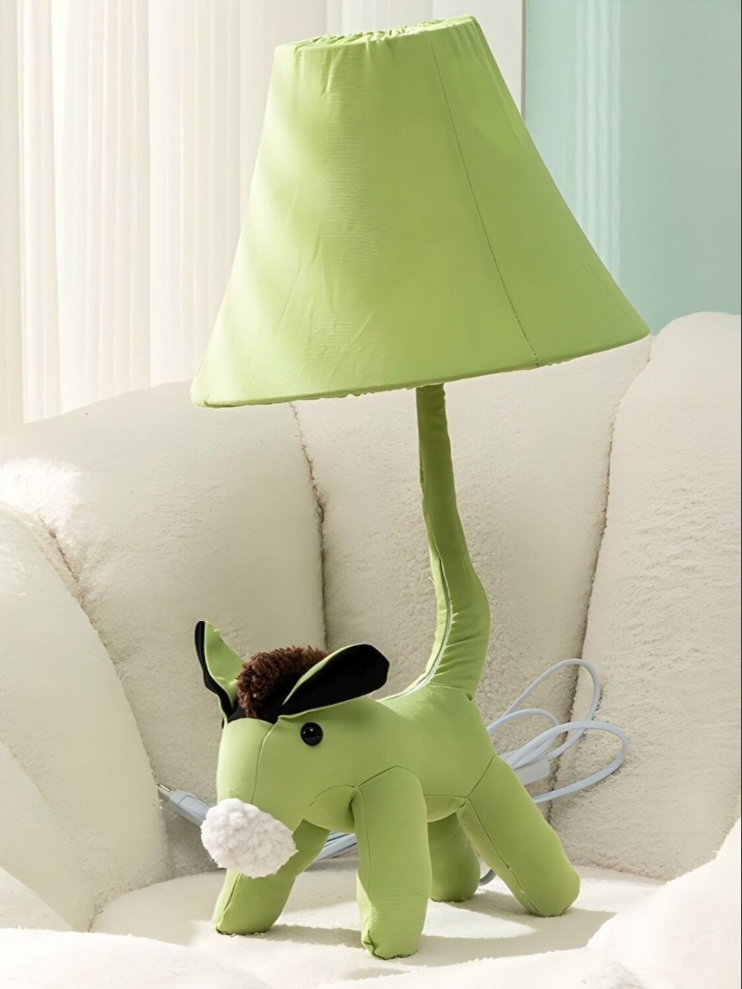 Adjustable children's floor lamp for study