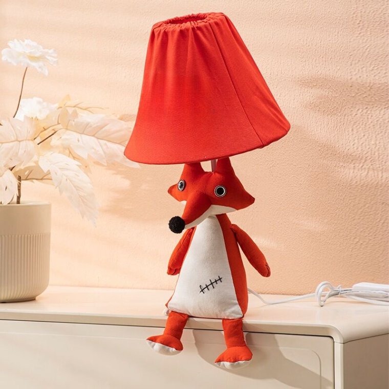 Cute child table lamp with soft light