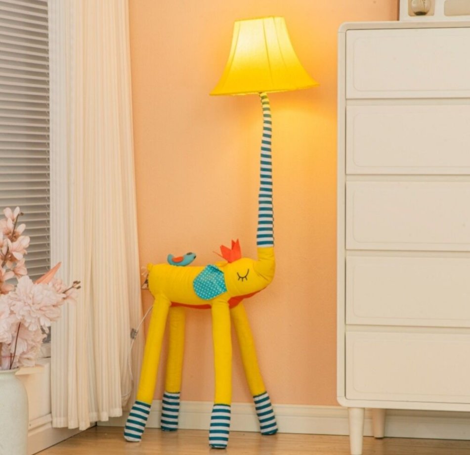 Colorful children's floor lamp for bedroom