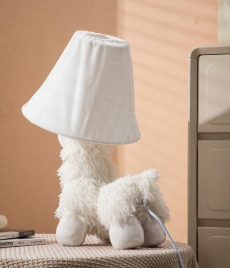 Stylish children's table lamp with soft lighting