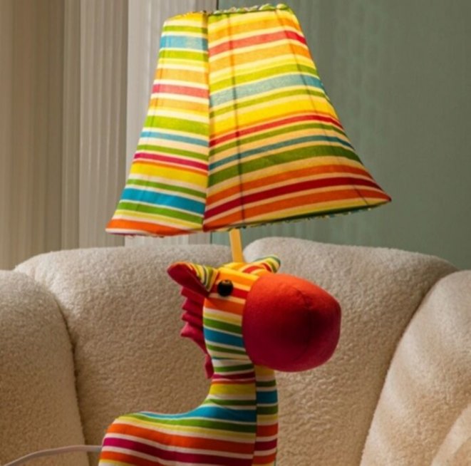 Cute children's table lamp for bedroom decor