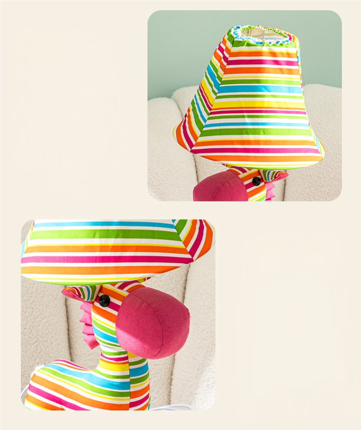 Fun children's table lamp for playroom decor