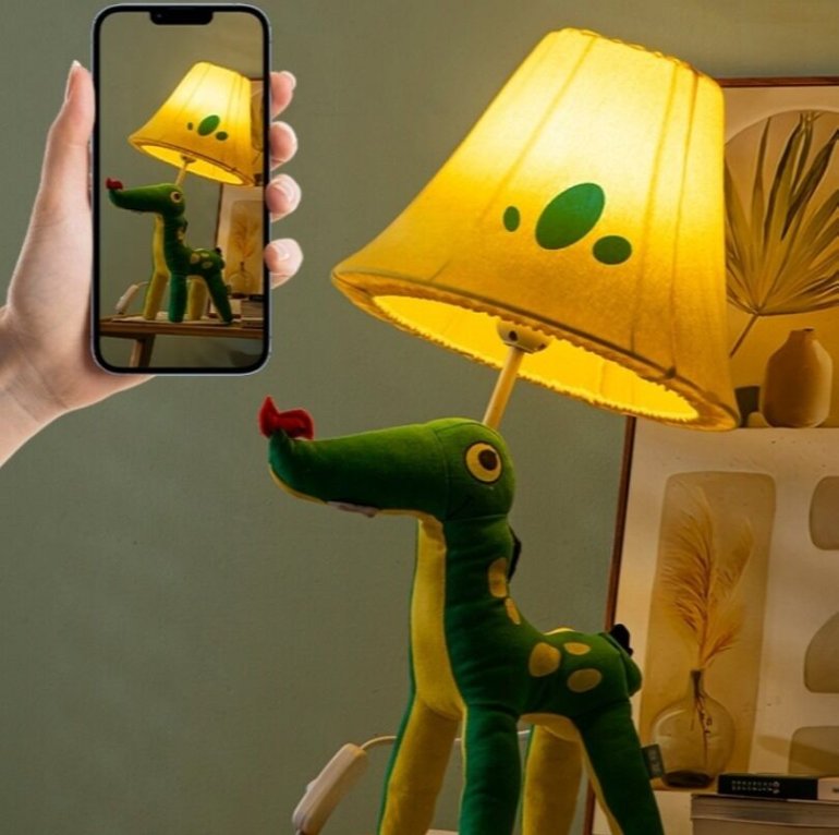 Colorful children's table lamp for bedroom