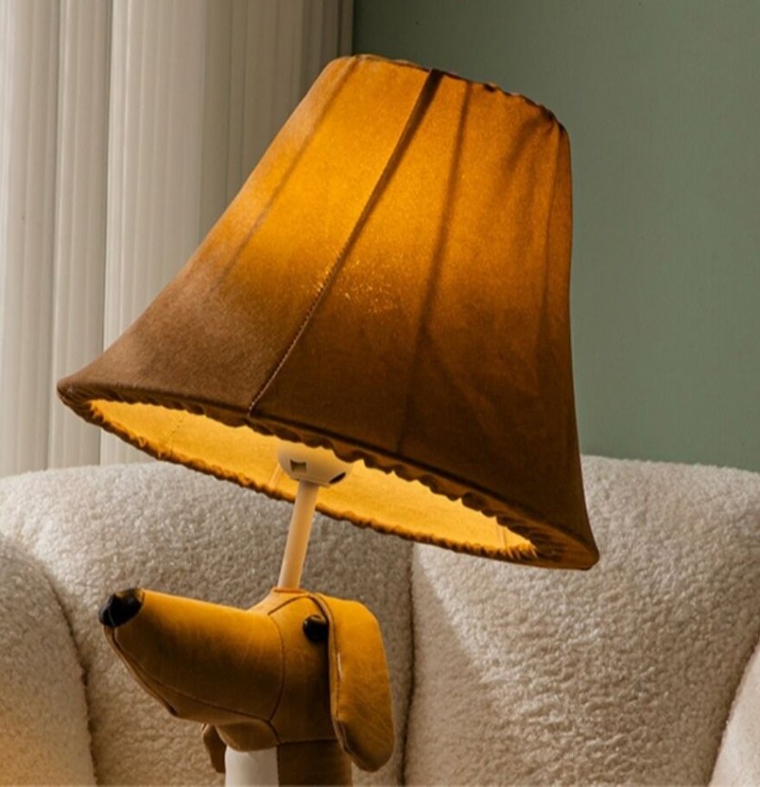 Colorful children's table lamp