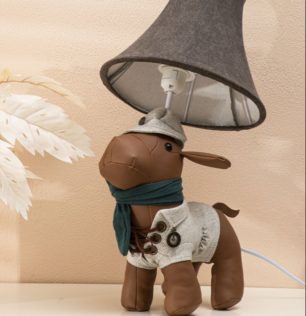 Fun table lamp for children's study area