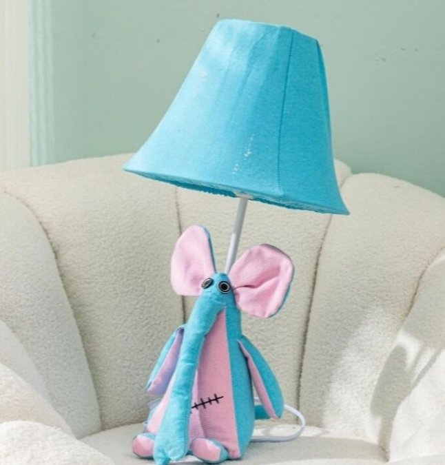 Cute children's table lamp for bedroom decor