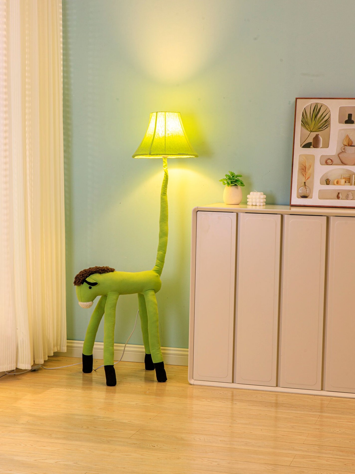 Cute children's floor lamp for reading corner