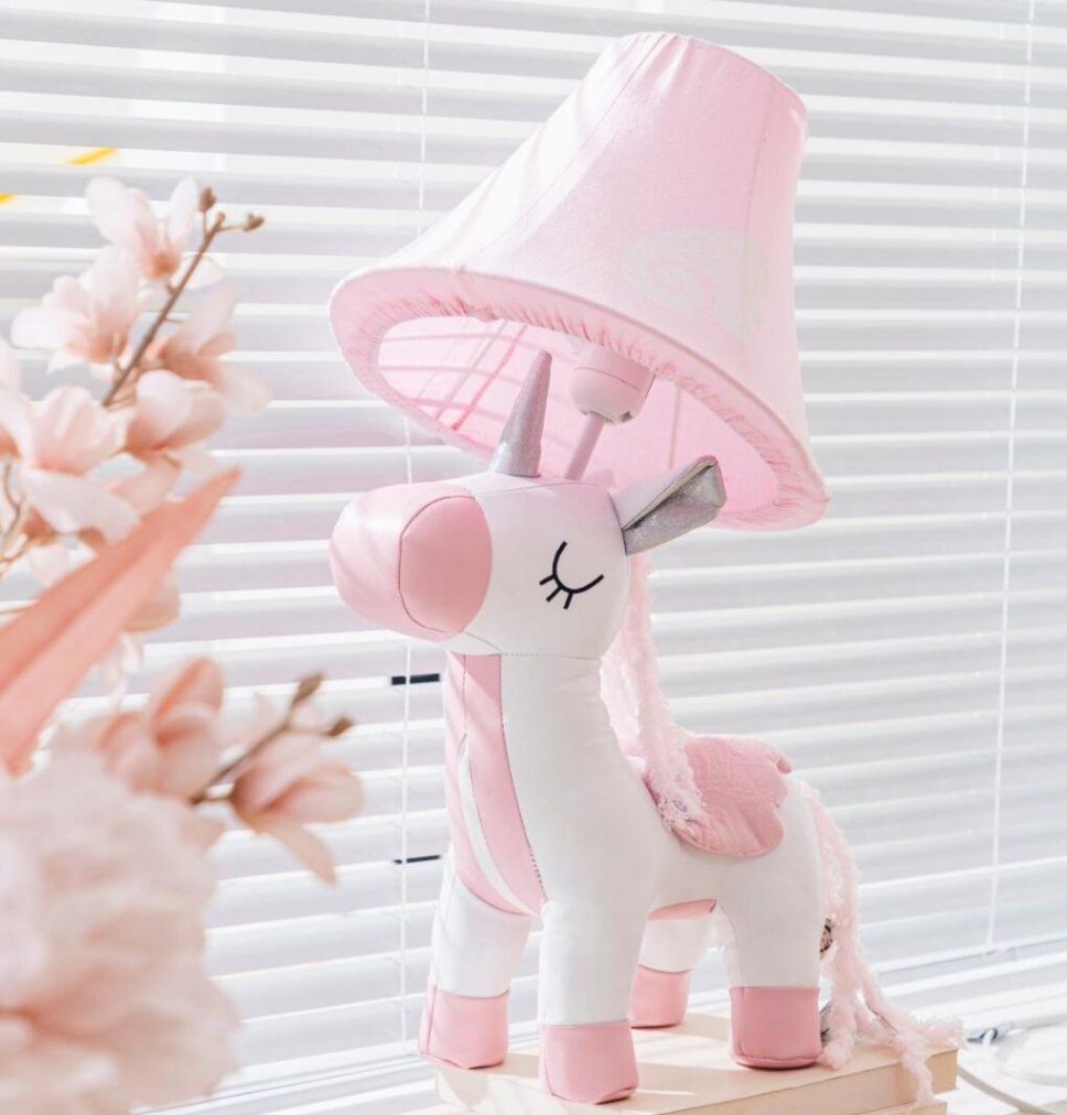 Modern child table lamp with unique design