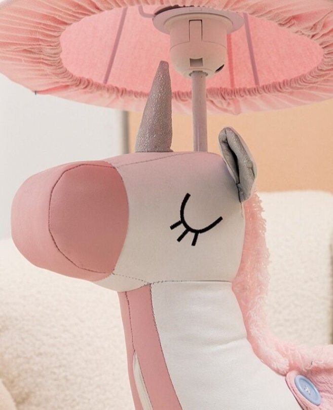 Child table lamp with soft lighting effect