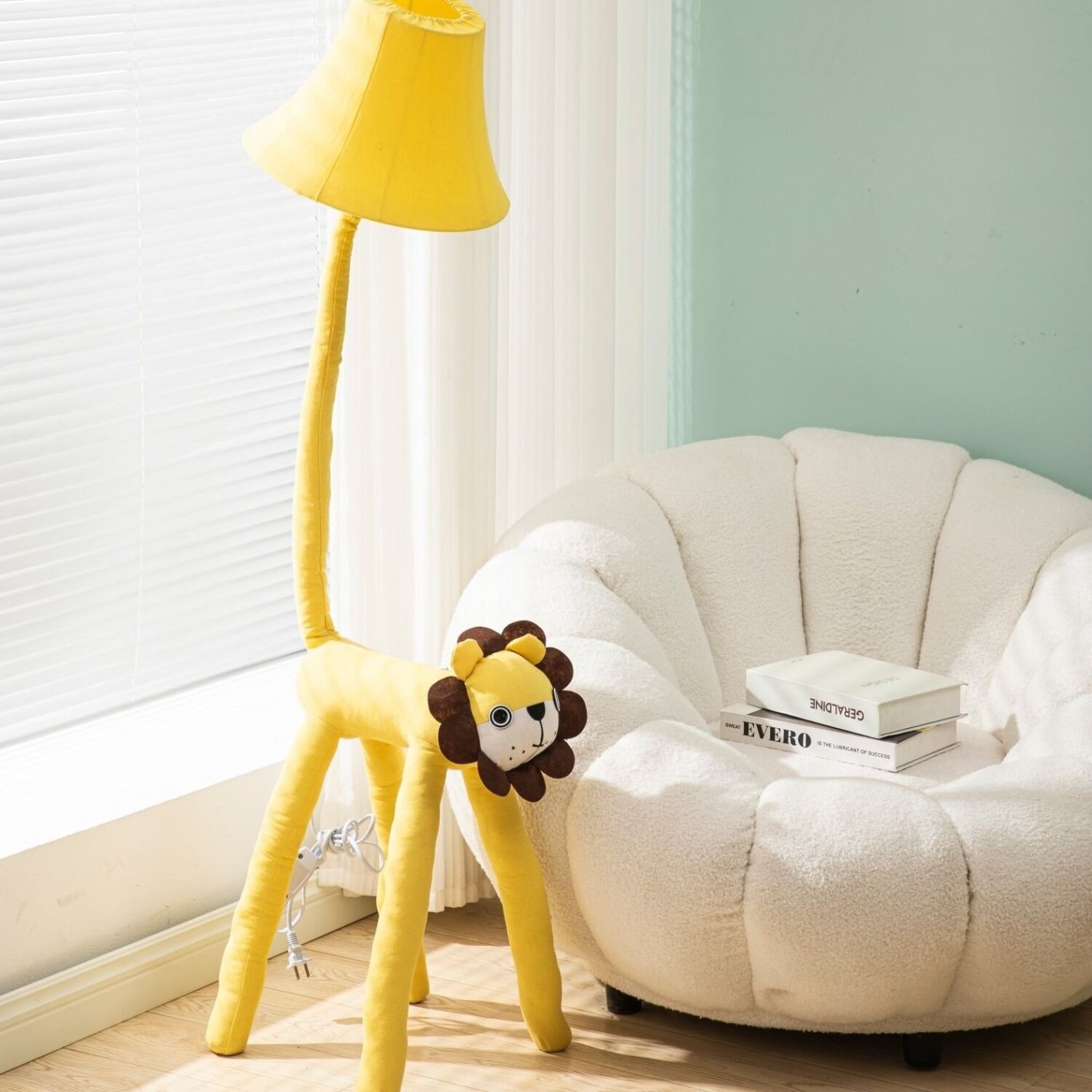 Cute children's floor lamp for reading corner