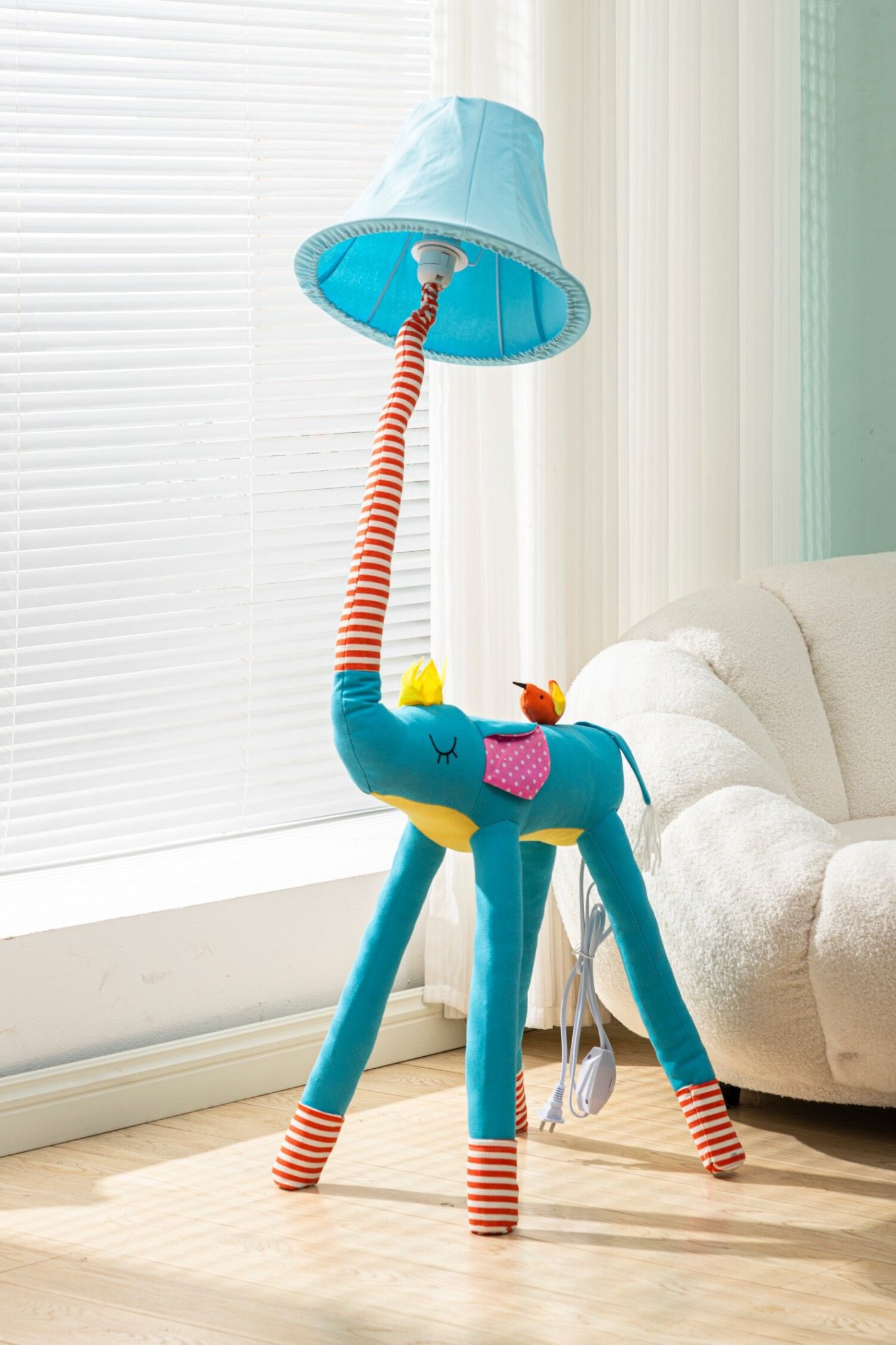 Colorful children's floor lamp for nursery