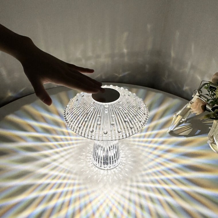 Child-friendly table lamp with soft lighting