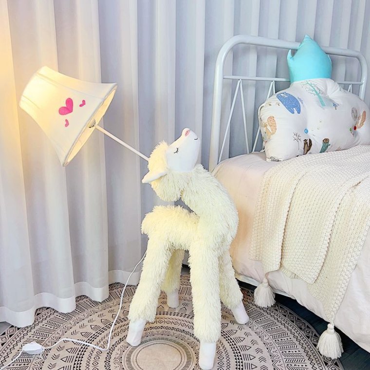 Colorful children's table lamp