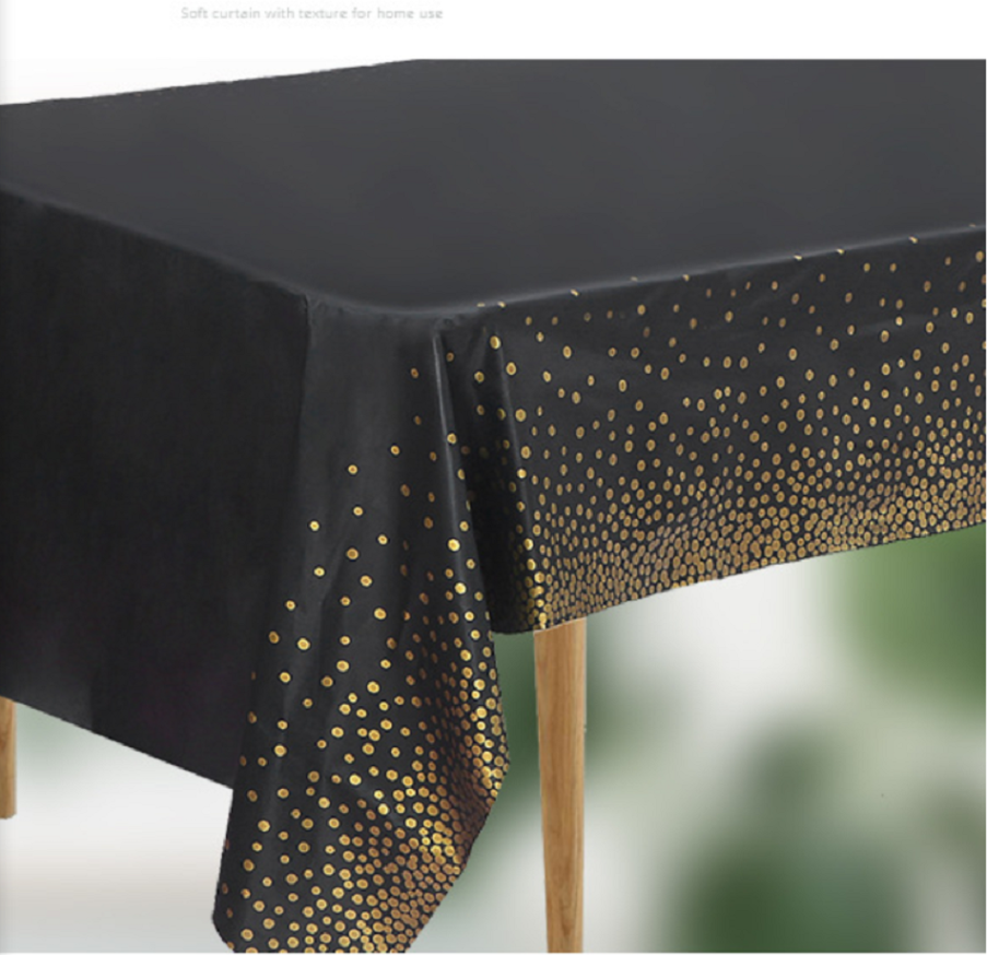 Colorful dot table linen for children's lamp