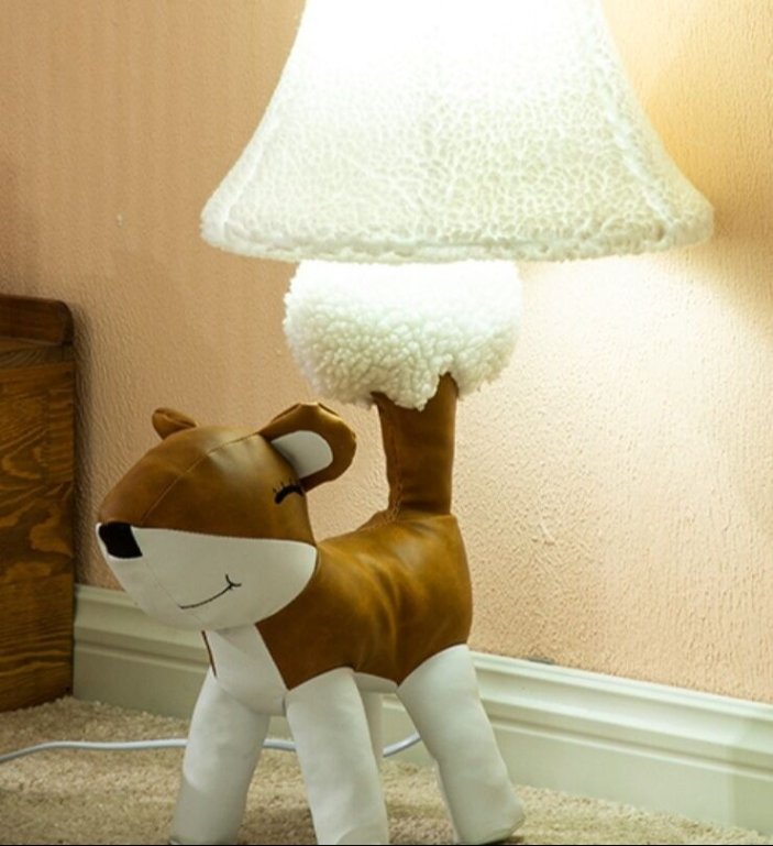 Colorful animal lamp for children's room