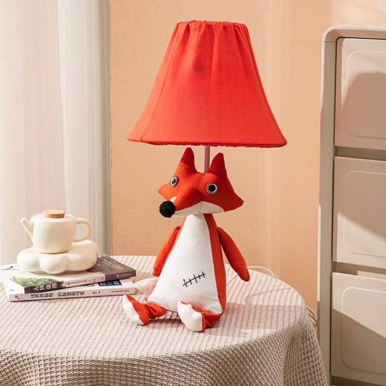 Adorable children's table lamp with soft light