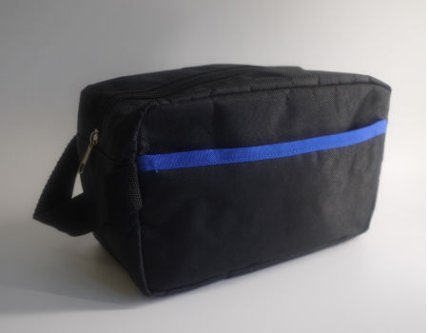 Golf carry bag in action on course