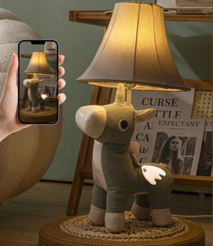 Colorful animal lamp for kids' bedroom