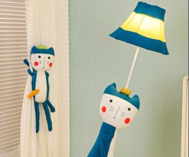Cute children's floor lamp for bedroom decor