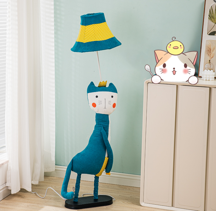 Colorful children's floor lamp for reading