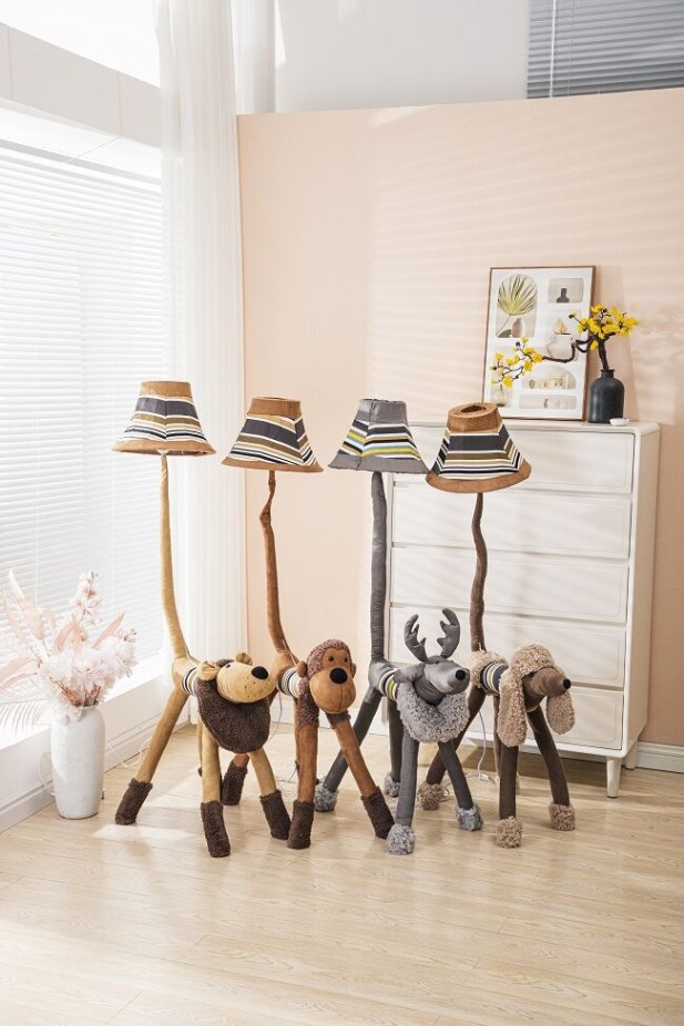 Children's floor lamp with unique design for room decoration