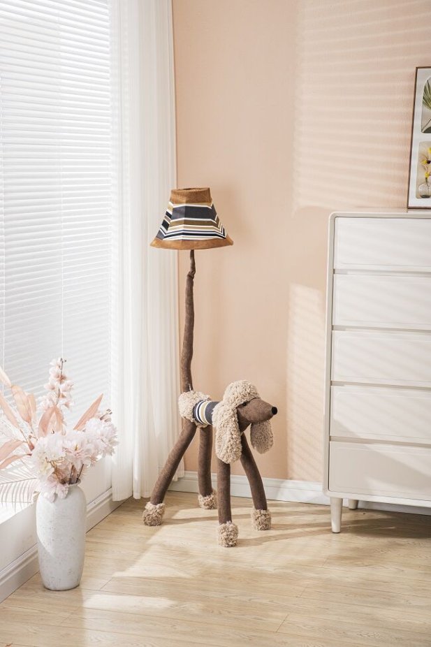 Creative children's floor lamp adding fun to room