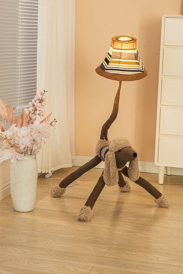 Adorable children's floor lamp for playful space