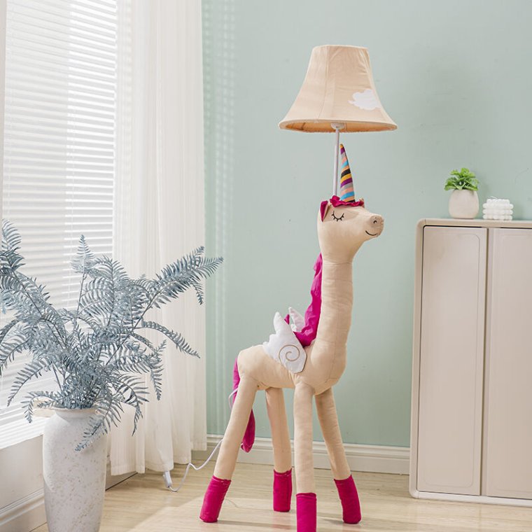 Cute children's floor lamp for bedroom decoration