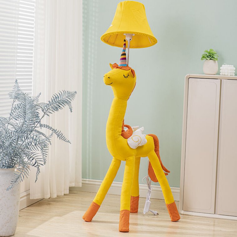 Colorful children's floor lamp for playroom