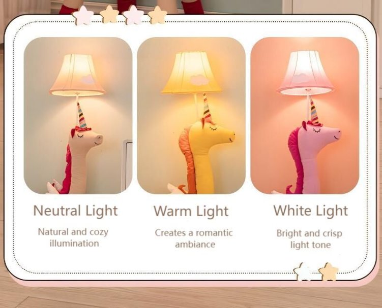 Fun children's floor lamp with animal-shaped design