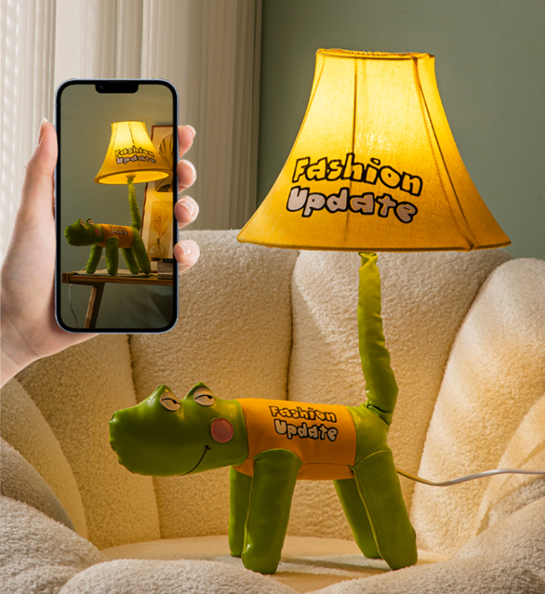 Fun animal-themed lamp for kids bedroom decor