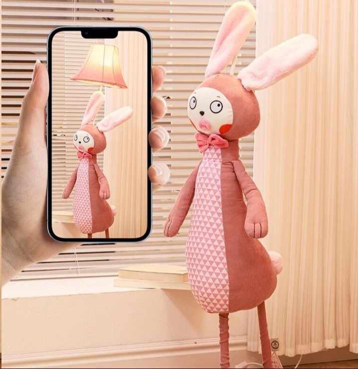 Child-friendly lamp with soft light