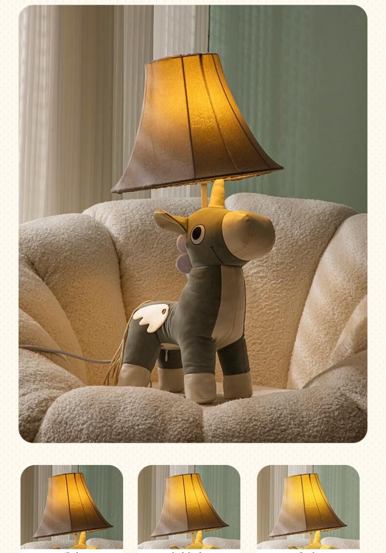 Playful children's floor lamp for reading area
